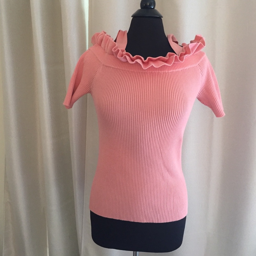 👚Grace Elements Women’s off the shoulder Top Peach Large. SO CUTE!